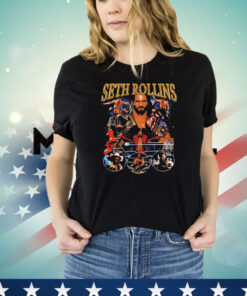 Seth Rollins Freakin WWE graphic poster T-shirt