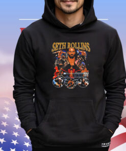 Seth Rollins Freakin WWE graphic poster T-shirt