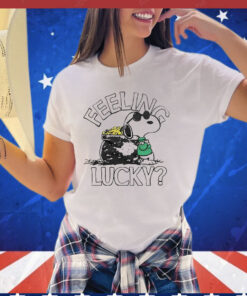 Snoopy Feeling Lucky St Patrick’s Day T-shirt