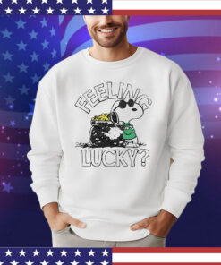 Snoopy Feeling Lucky St Patrick’s Day T-shirt