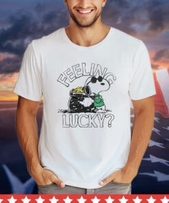 Snoopy Feeling Lucky St Patrick’s Day T-shirt