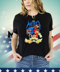 Sonic Knuckles and Tails Team Hero T-shirt