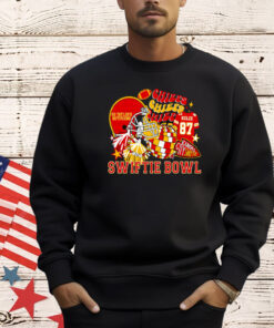 Super Bowl Swiftie Chiefs Travis Kelce Taylor Swift T-Shirt