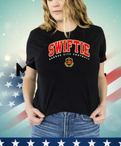 Swift and Kelce Swiftie Kansas City Football T-shirt