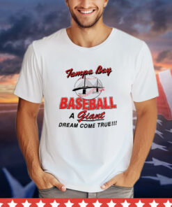 Tampa Bay baseball a giant dream come true T-shirt