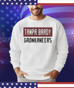 Tampa Brady Gronkaneers T-shirt