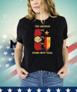 This Arkansan stands with Texas T-shirt