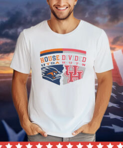 Utsa Roadrunners Vs Houston Cougars House Division Logo 2024 T-shirt