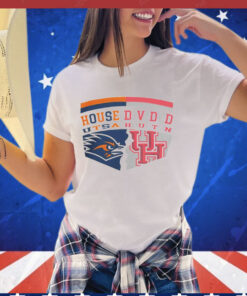 Utsa Roadrunners Vs Houston Cougars House Division Logo 2024 T-shirt