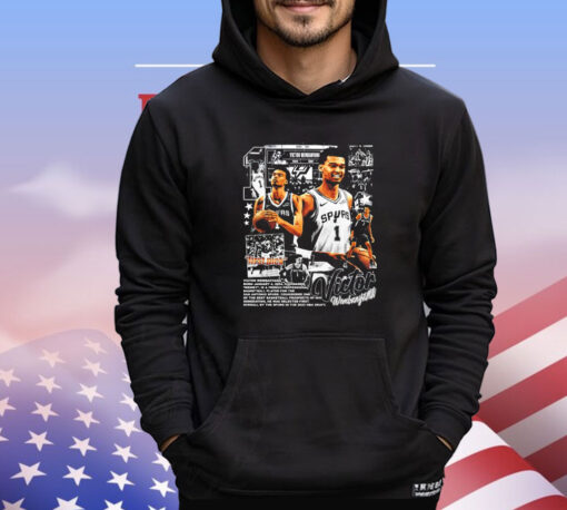 Victor Wembanyama San Antonio Spurs basketball graphic poster T-shirt