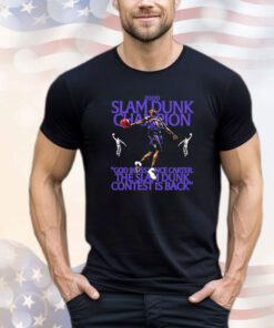 Vince Carter Toronto Raptors 2000 Slam Dunk Champion God Bless Vince Carter The Slam Dunk Contest is back T-shirt