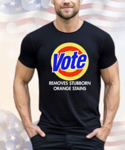 Vote removes stubborn orange stains 2024 T-shirt