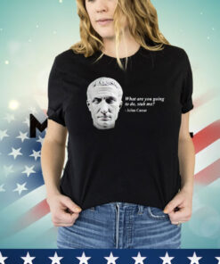 What are you going to do stab me Julius Caesar T-shirt