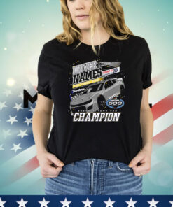 William Byron Checkered Flag Sports 2024 Daytona 500 Champion Past Champions Shirt