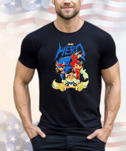 Sonic Knuckles and Tails Team Hero T-shirt