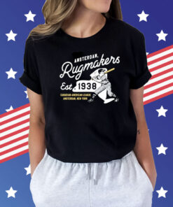 Amsterdam Rugmakers New York Vintage Defunct Baseball Teams Shirt