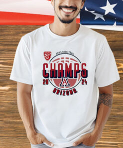 Arizona Wildcats 2024 Pac-12 Men’s Basketball Regular Season Champions T-Shirt