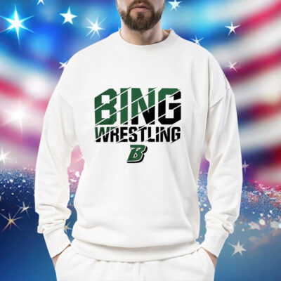 Binghamton Bearcats Slash Wrestling Shirt