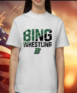 Binghamton Bearcats Slash Wrestling Shirt