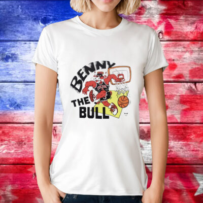 Chicago Bulls Benny the bull cartoon T-Shirt