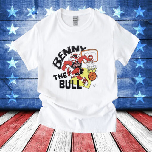 Chicago Bulls Benny the bull cartoon T-Shirt