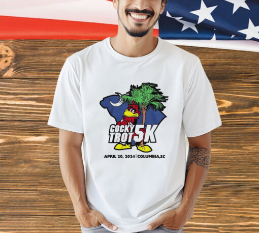 Cocky Trot 5K South Carolina Gamecocks 2024 T-Shirt