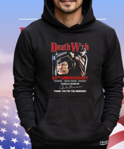 Death Wish 50th Anniversary 1974-2024 Charles Bronson Thank You For The Memories Shirt