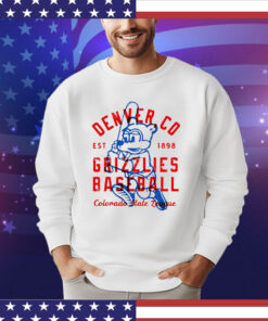 Denver Grizzlies baseball Colorado State League Shirt