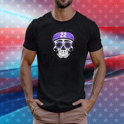 Derrick Henry Baltimore Sugar Skull T-Shirt