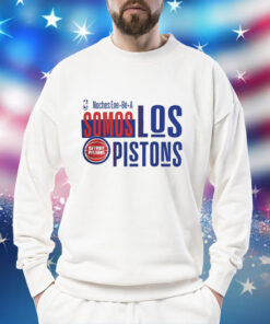 Detroit Pistons 2024 Noches Ene-Be-A Training Somos Los Pistons Shirt