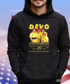 Devo Band 51st Anniversary 1973-2024 Thank You For The Memories Shirt