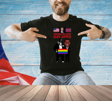 Donald Trump Obama Blows Gay Apes New T-Shirt 