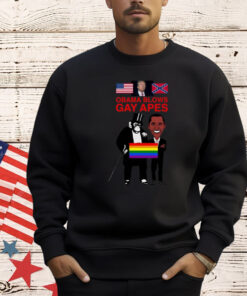 Donald Trump Obama Blows Gay Apes New T-Shirt