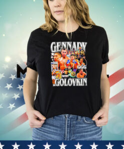 Gennady Golovkin Kazakhstani professional boxer retro shirt