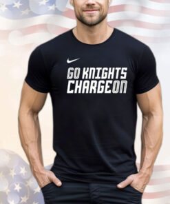 Go Knights Charge on shirt
