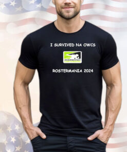 I Survived Na Owcs Rostermania 2024 shirt