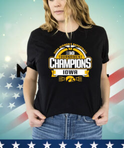 Iowa Hawkeyes 2024 Big Ten Women’s Basketball Conference Tournament Champions Shirt