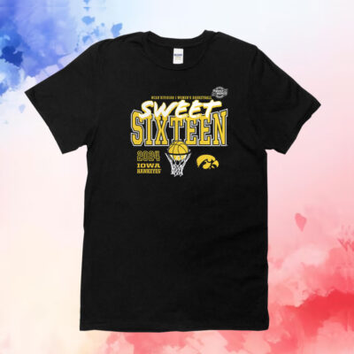 Iowa Hawkeyes 2024 Ncaa Women’s Basketball Tournament March Madness Sweet 16 Fast Break T-Shirt