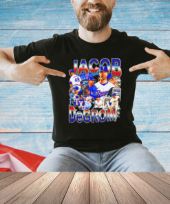 Jacob deGrom Texas Rangers baseball retro T-Shirt