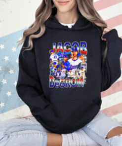 Jacob deGrom Texas Rangers baseball retro T-Shirt