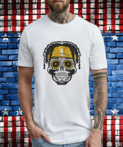Justin Fields Pittsburgh Sugar Skull T-Shirt