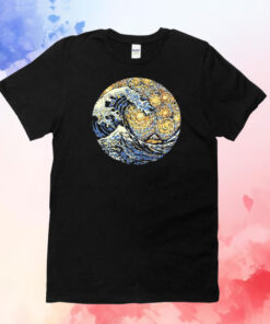 Kanagawa Wave The Starry Night T-Shirt