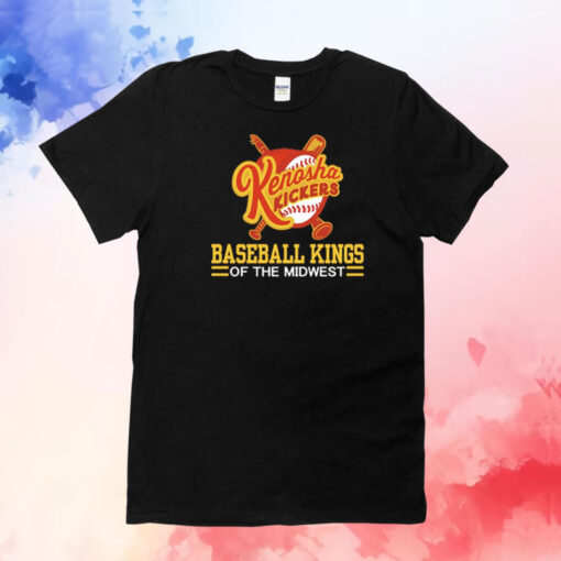 Kenosha Kickers slogan baseball kings of the midwest T-Shirt