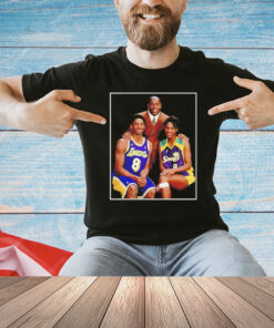 Kobe Bryant Magic Johnson and Lisa Leslie t-shirt