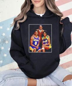 Kobe Bryant Magic Johnson and Lisa Leslie t-shirt