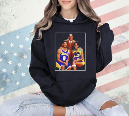 Kobe Bryant Magic Johnson and Lisa Leslie t-shirt