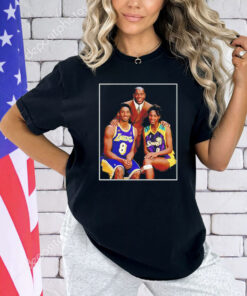 Kobe Bryant Magic Johnson and Lisa Leslie t-shirt