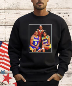 Kobe Bryant Magic Johnson and Lisa Leslie t-shirt