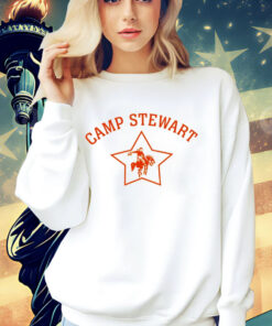 Kristen Stewart wearing camp stewart T-Shirt