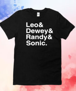 Leo And Dewey And Randy And Sonic T-Shirt